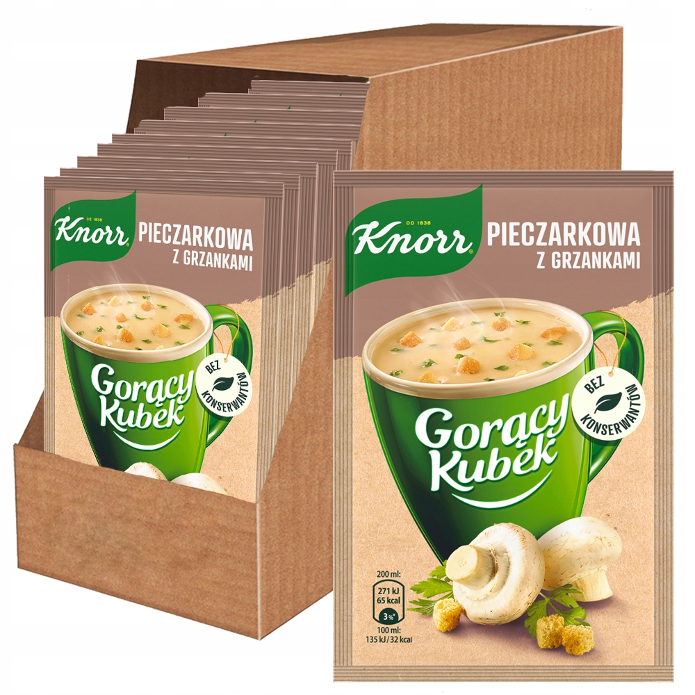 Levně Knorr Horký pečící hrnek suchary 15 g 40 ks