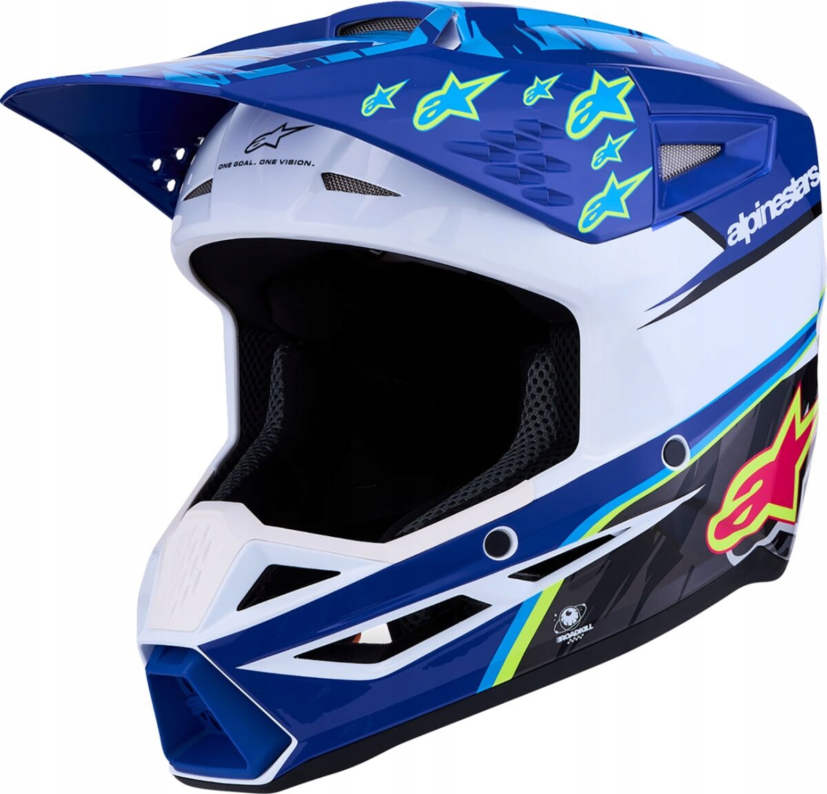 Detská Prilba Na Cross Alpinestars Youth SM3 Bl/bk (L) 8301227-7347-YL