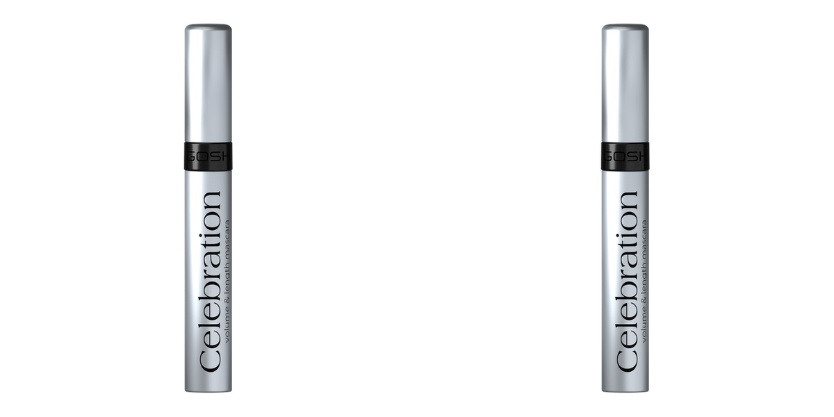 2x Gosh Tusz do rzęs z ceramidami Celebration Volume&Length 10 ml