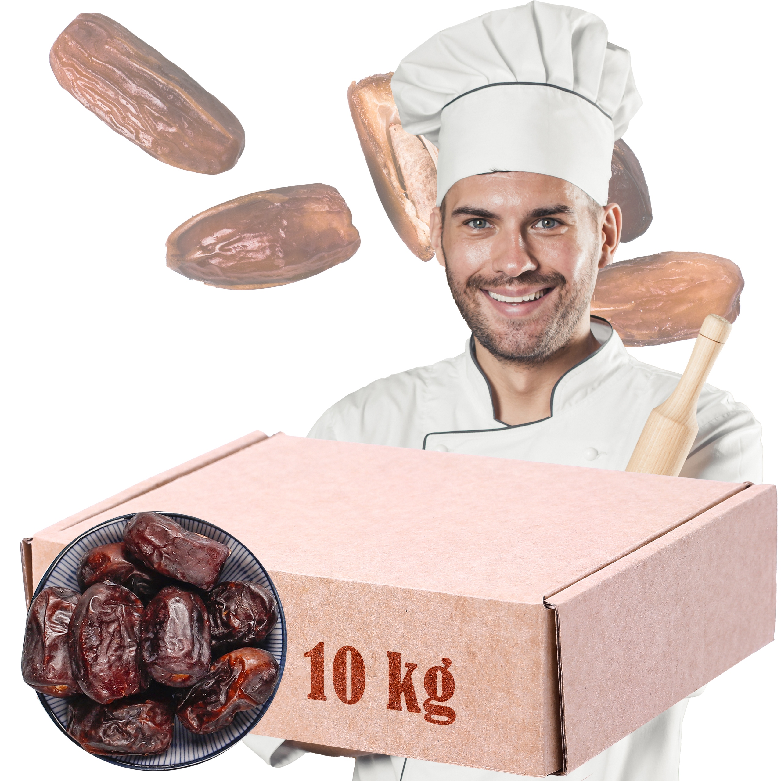 Levně Sušené Datle Bez Pecek 10 Kg