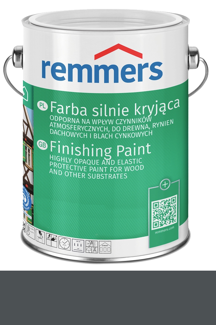 

Remmers Kryjąca farba drewna 0,75L Antracytowy