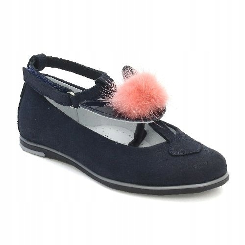 Półbuty wizytowe BARTEK dla dziewcząt granatowe r.36 Kod producenta W-48025/SZ/0FD