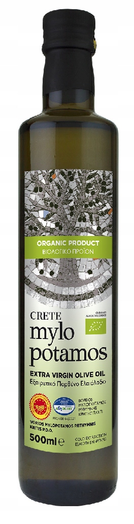 Levně Olivový Olej Extra Virgin Pdo Kréta Bio 500 ml Mylopotamos