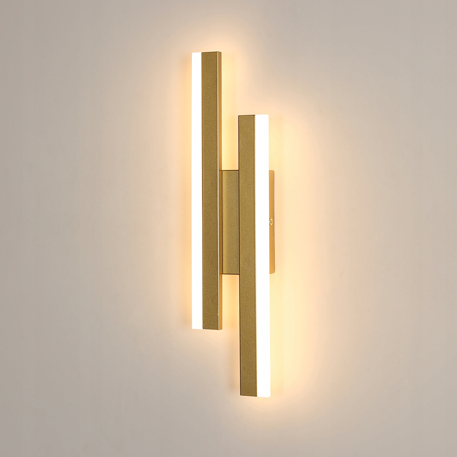 Kinkiet Scienny Lampa Led Złota Wewnetrzny Nowoczesny Do Sypialni 16W 3000K