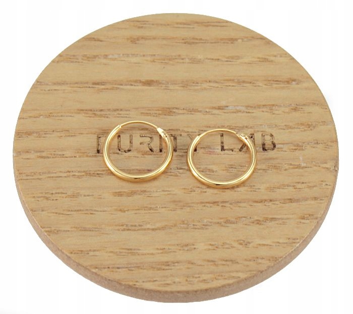 

Kolczyki Złote Kółka 10 MM Stal Nierdzewna