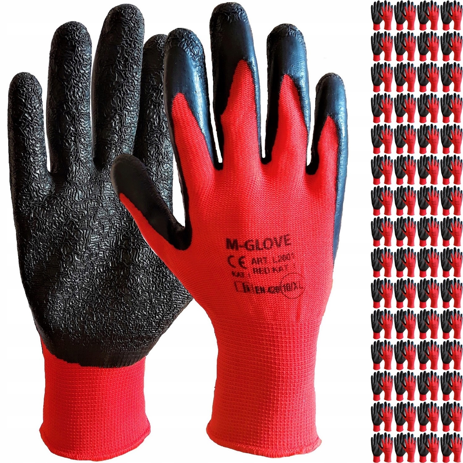 Rękawice robocze powlekane gumą Dragon 60 Par 10