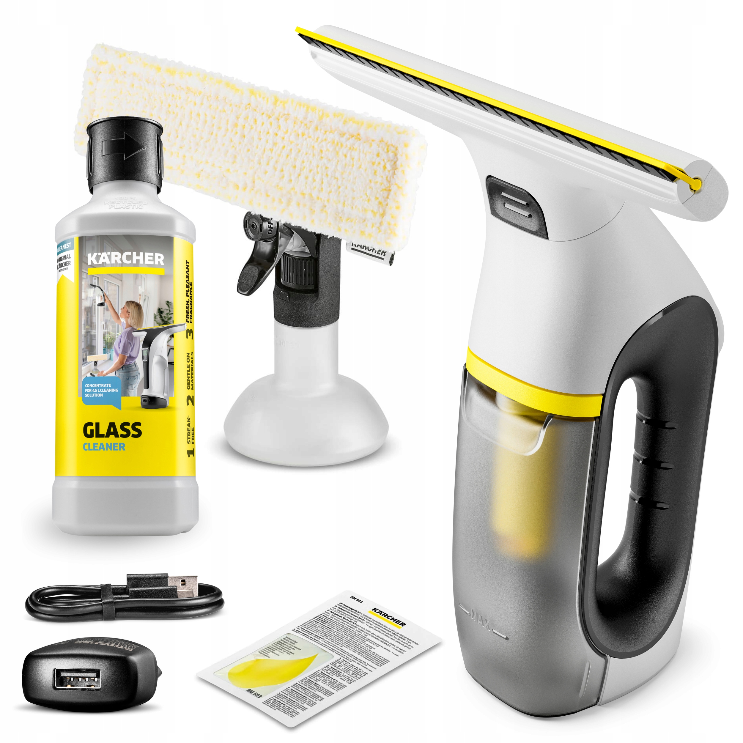 Myjka do okien Karcher Wv 2 Universal Pad Spryskiwacz Koncentrat do szkła