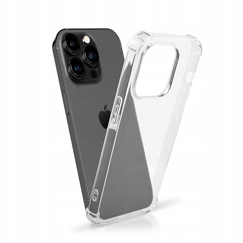 Etui Anti Shock do Apple iPhone 16 Pro Max big hole przezroczysty