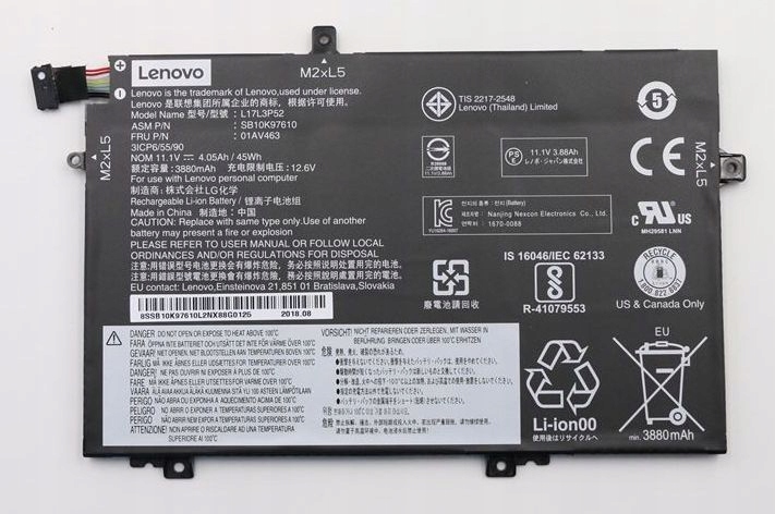 Lenovo Interná Batéria 3-ČLÁNKOVÁ 45WH Li-ion