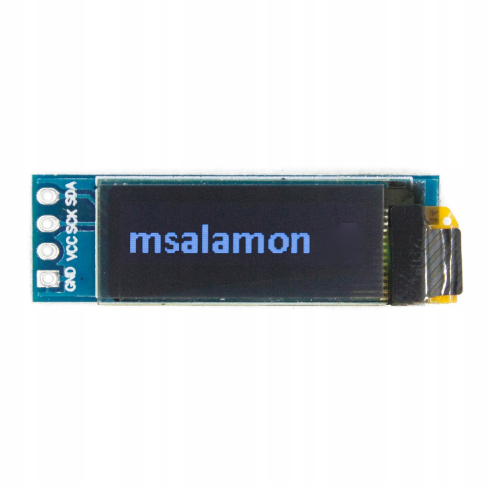 

Wyświetlacz Oled 0,91" I2C Biały Arduino STM3