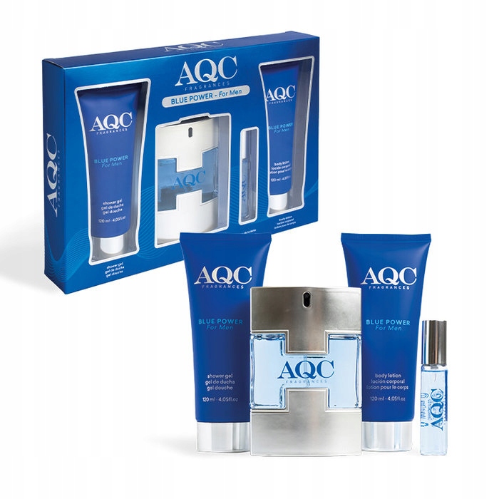 Sada kosmetických přípravků pro muže na Den otců Box Blue Power Aqc 1 kus