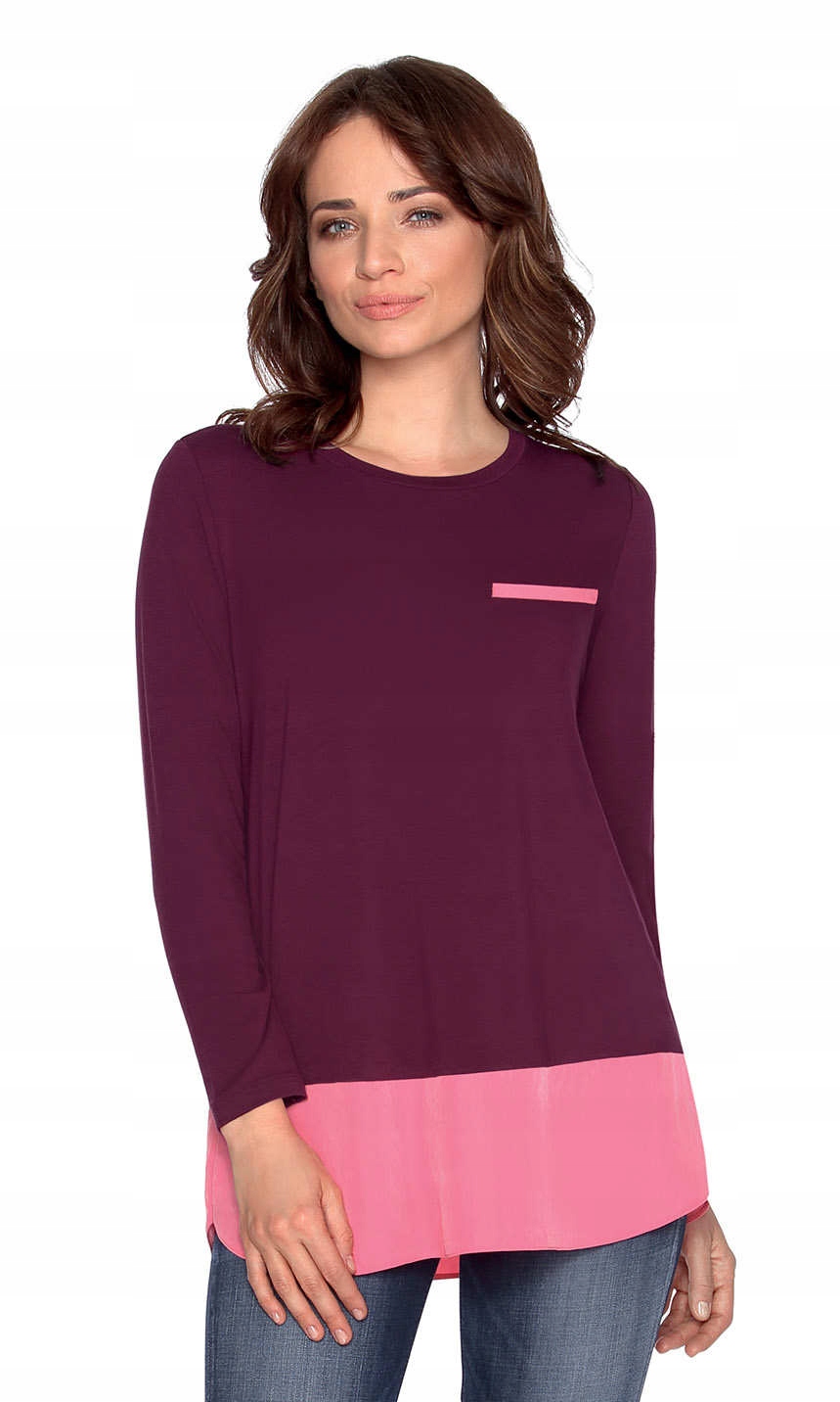 

Wadima Bluzka Damska 103701 r. M burgund śliwkowy