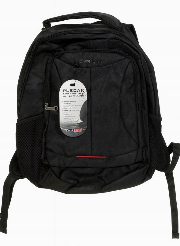 Plecak Semi Line na laptop 20-40 l czarny 2 komory lekki