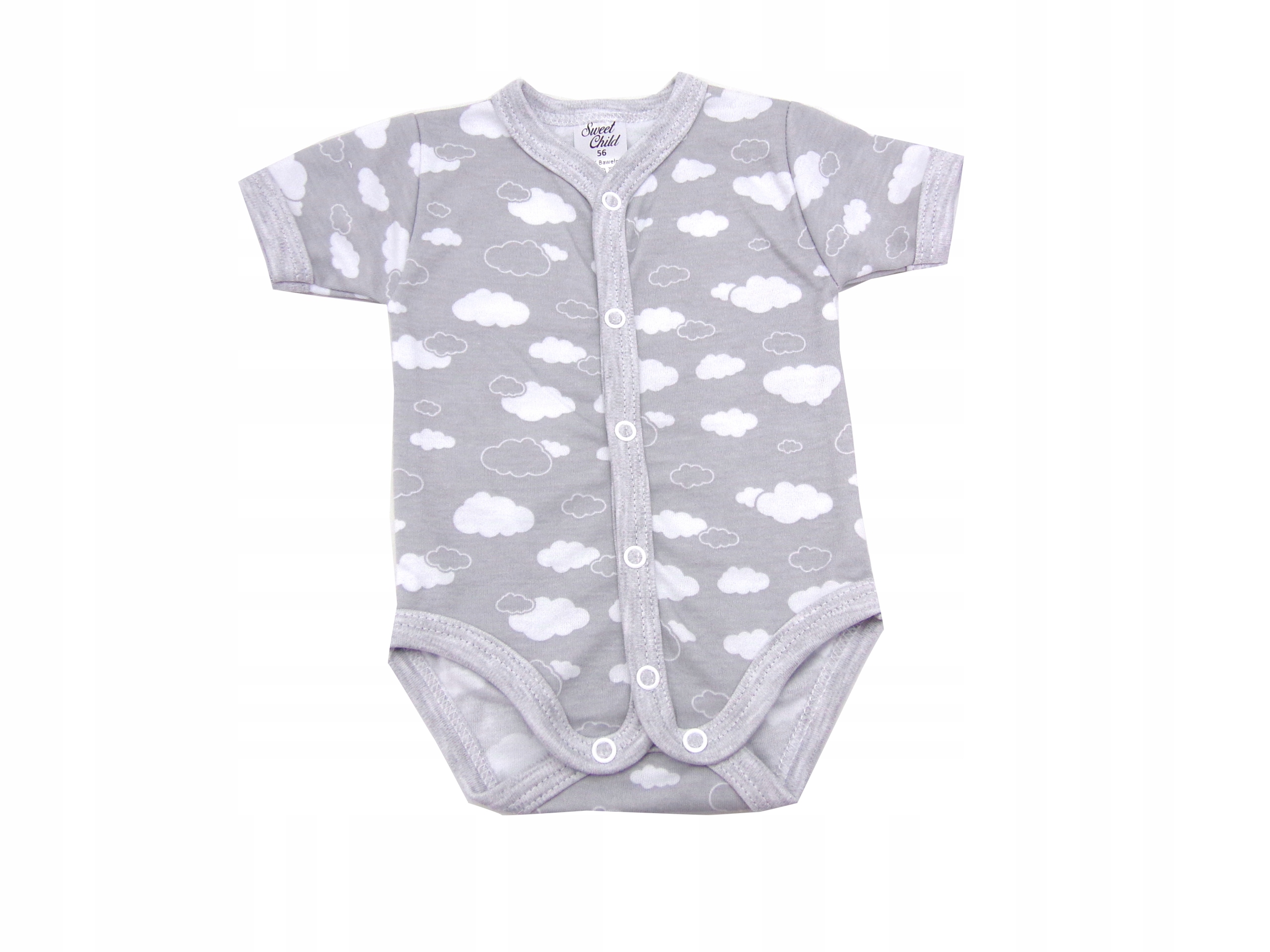 

Body rozpinane krótki rękaw 68 sweetchild