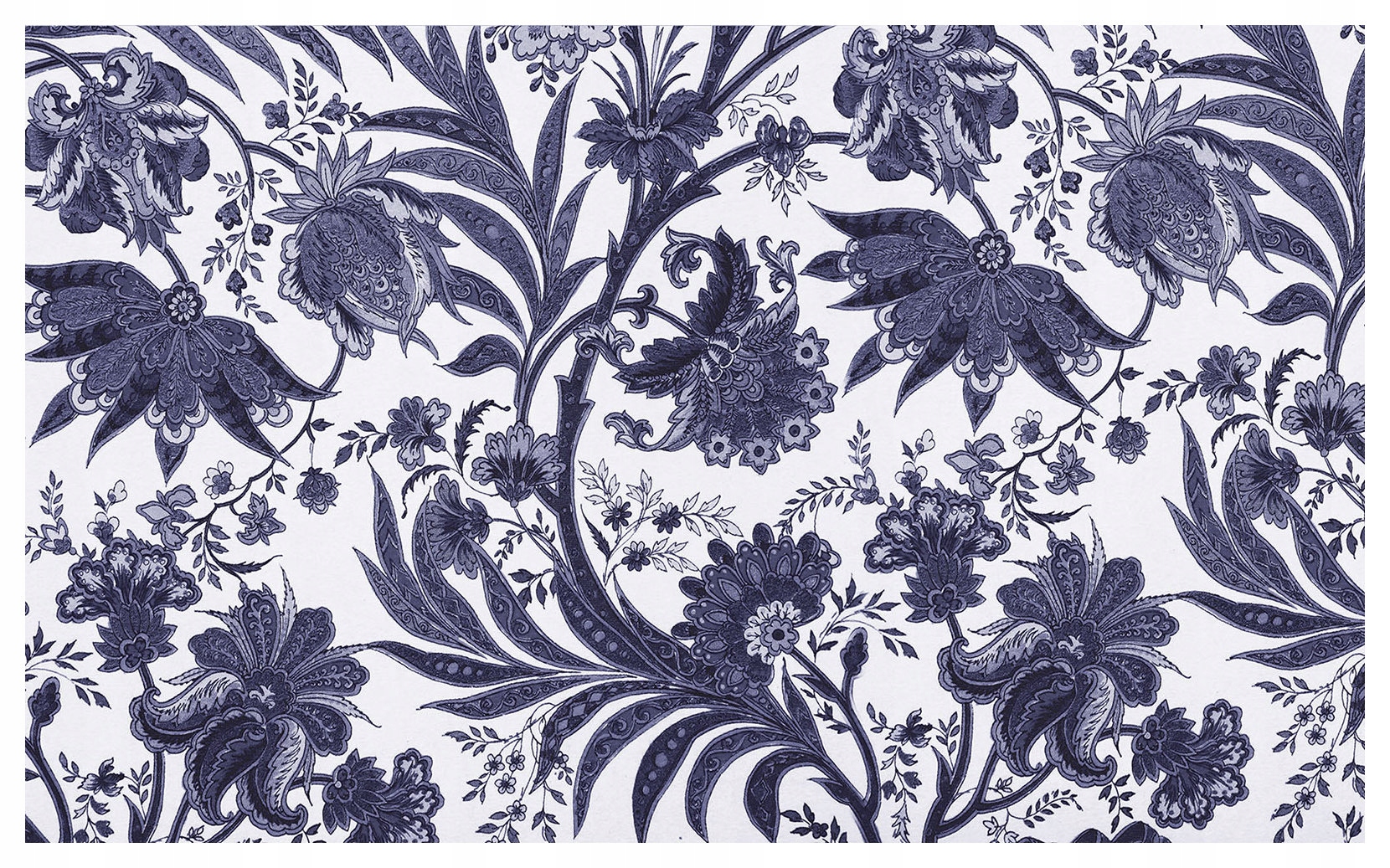 Fototapeta Modrý ornament Květinový vzor 312x219 Elegance Klasika lepidlo