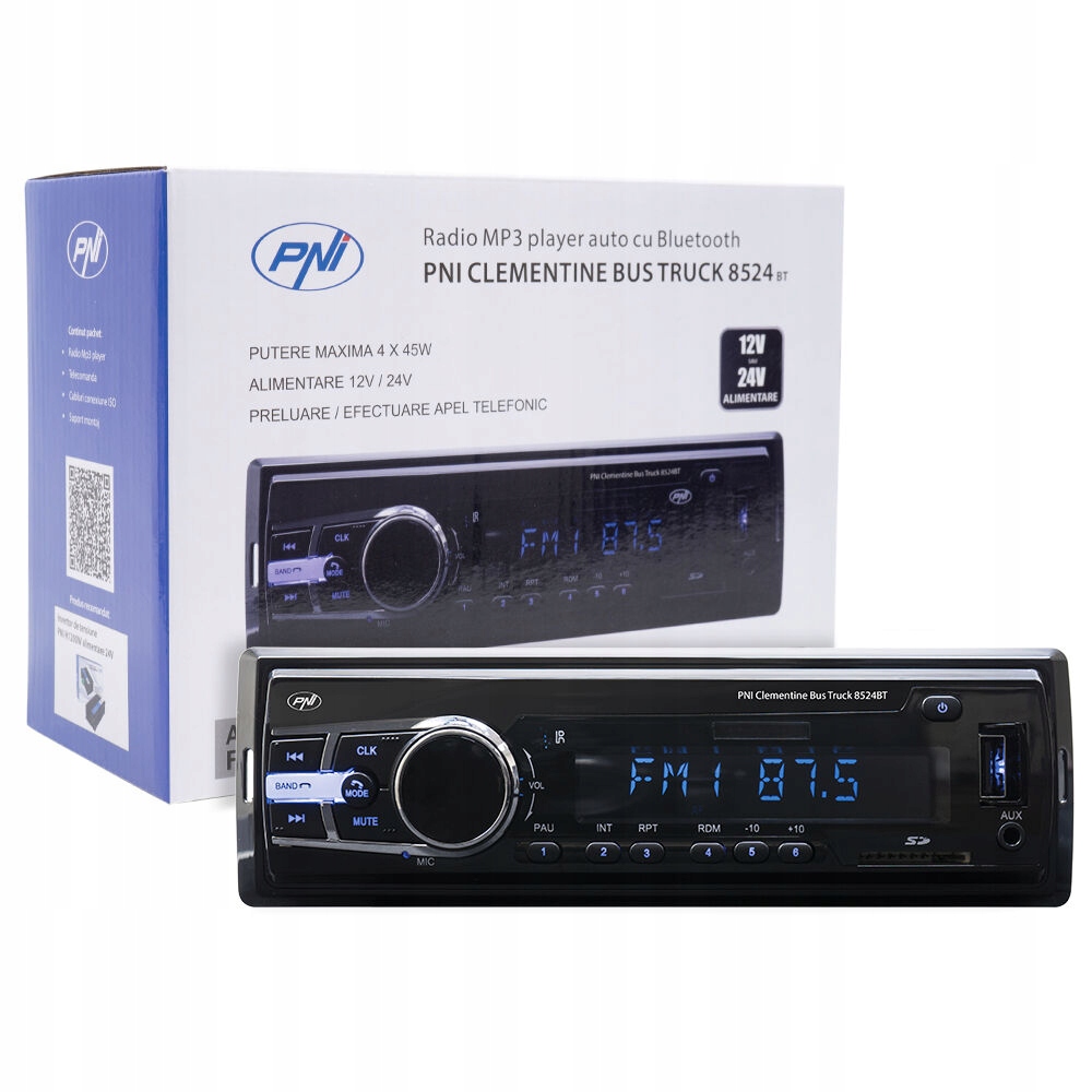 24V MP3 BLUETOOTH АВТОМОБИЛЬНЫЙ РАДИОПРИЕМНИК ДЛЯ ЭКСКАВАТОРА