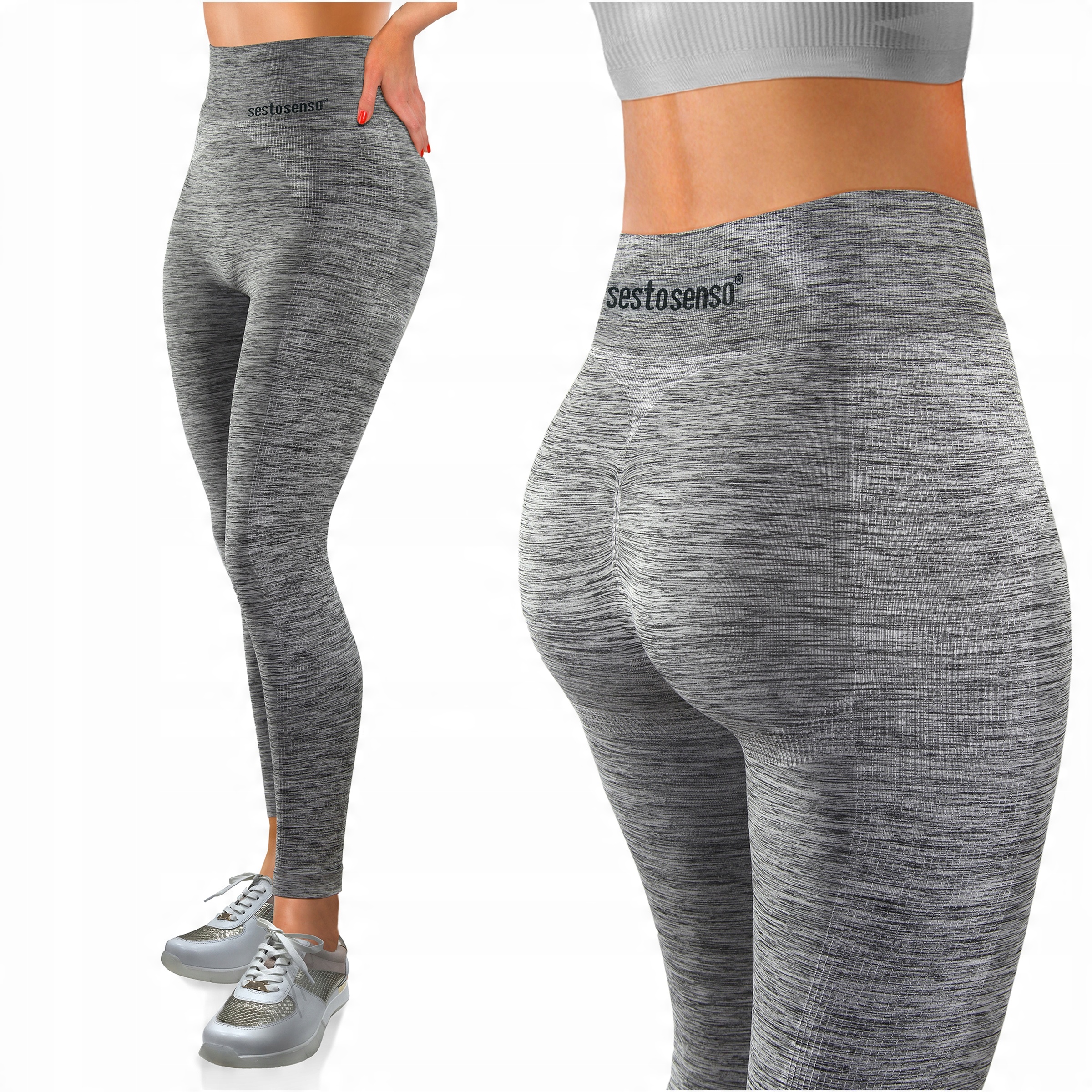 

legginsy damskie Fitness Push Up Sesto Senso Sport