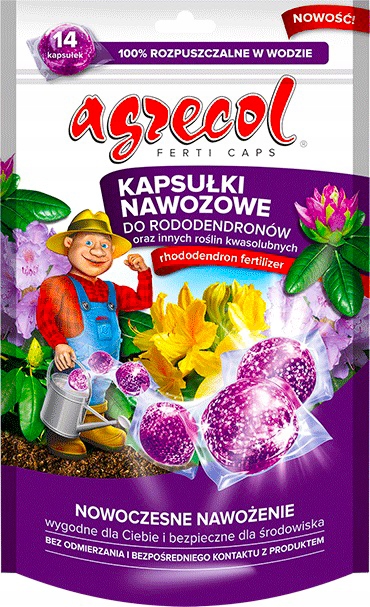 

Agrecol Nawóz Kapsułki Rododendrony Kwaśnolubne 14