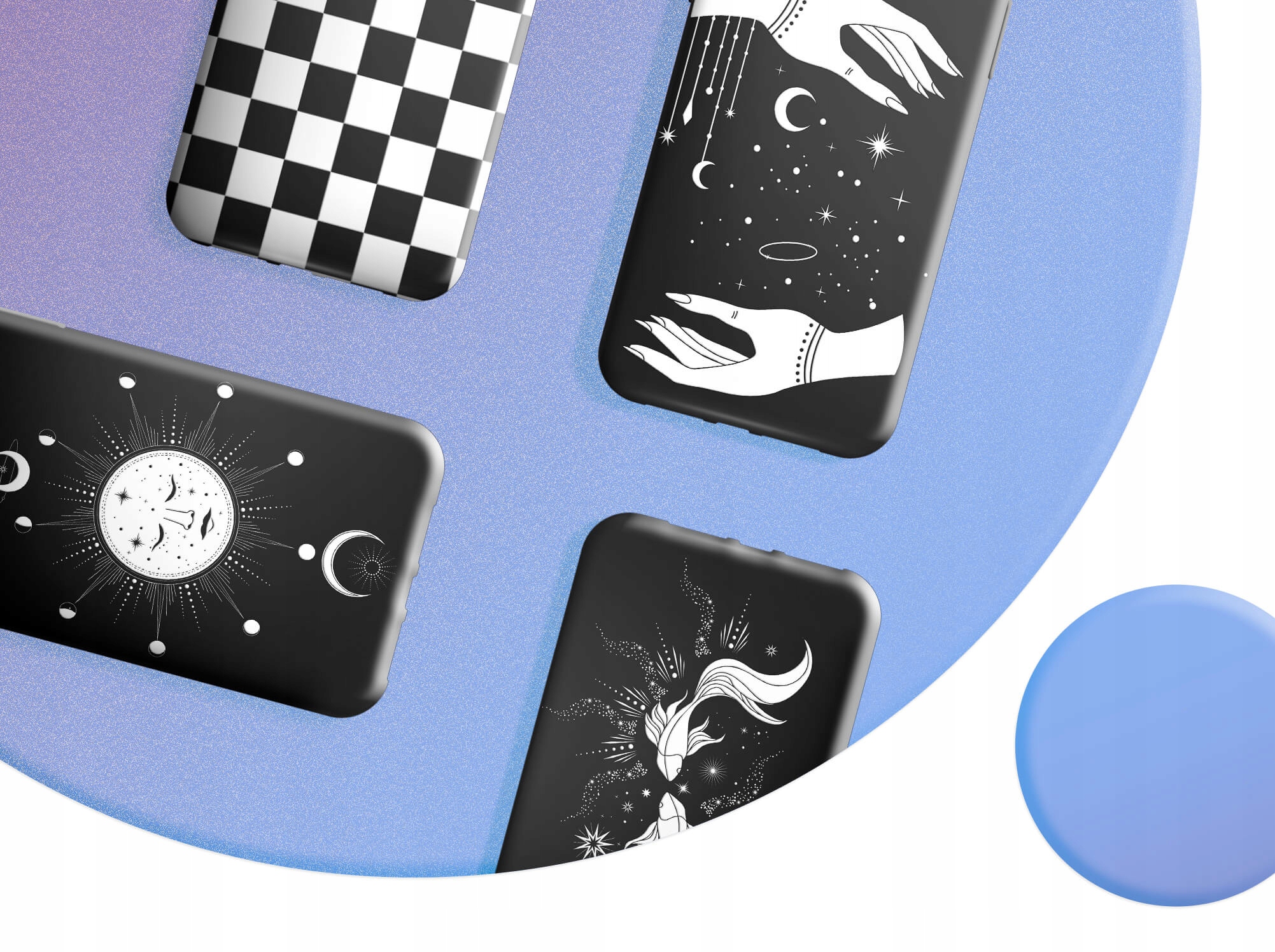 ETUI MATOWE DO XIAOMI REDMI 10 WZORY MISTYCZNE TAROT MISTYKA ASTROLOGIA Motyw przewodni świat