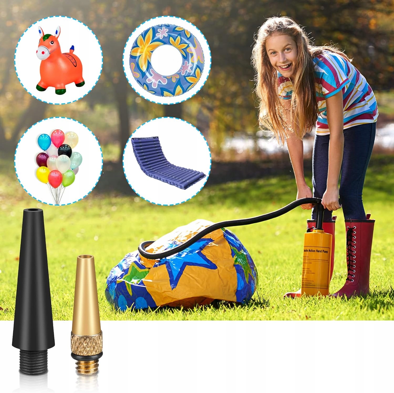 ZESTAW ADAPTERÓW DO ROWERA 32x ADAPTERY DO WENTYLA ROWEROWEGO DV/SV/AV Model DV/SV/AV - ZESTAW ROWEROWY - ADAPTERY