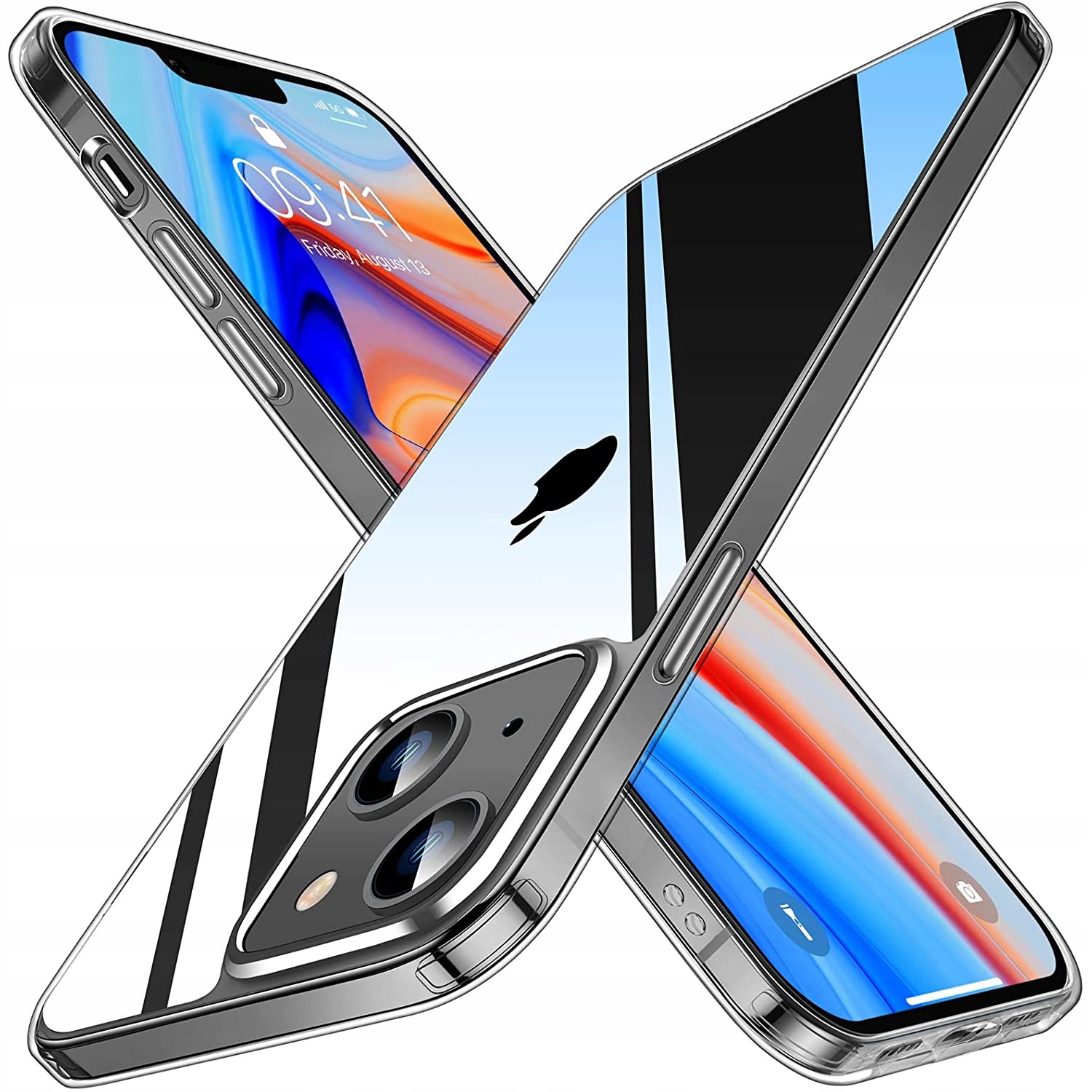 

Etui do iPhone 13 Obudowa Case Clear Szkło