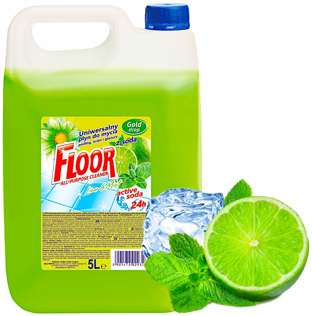 

Floor płyn uniwersalny do mycia limonka i mięta 5L