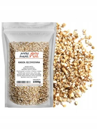 Levně 7 x Ječmenná Kaše 1 kg Přírodní, bohatá na vláknina, vysoká kvalita Kol-Pol