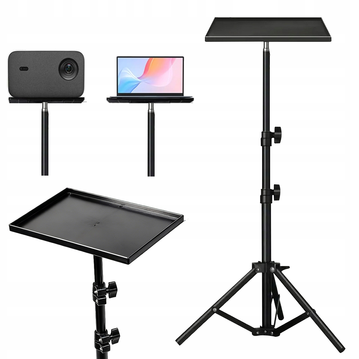 STOLIK PODSTAWKA NA PROJEKTOR RZUTNIK LAPTOP REGULOWANY