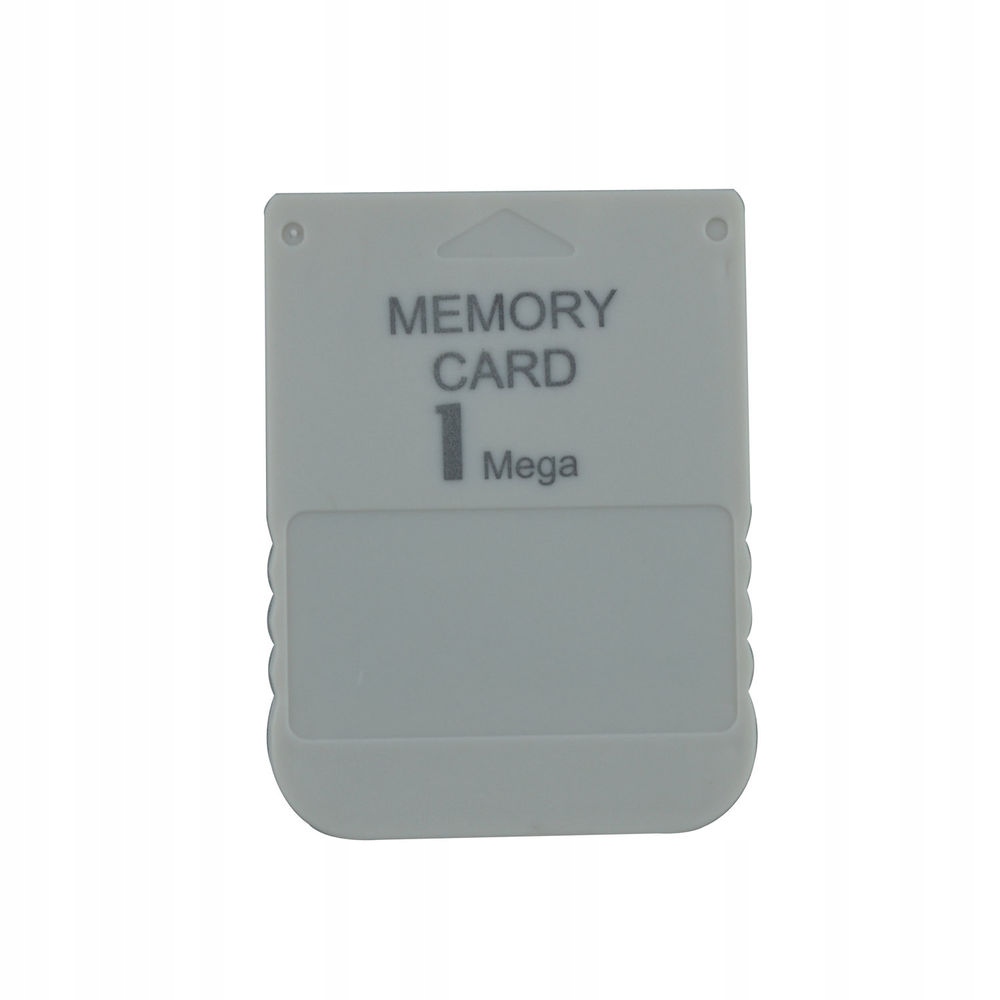 Karta pamięci Sony PlayStation PS1 PSX oryginalna Memory Card szara