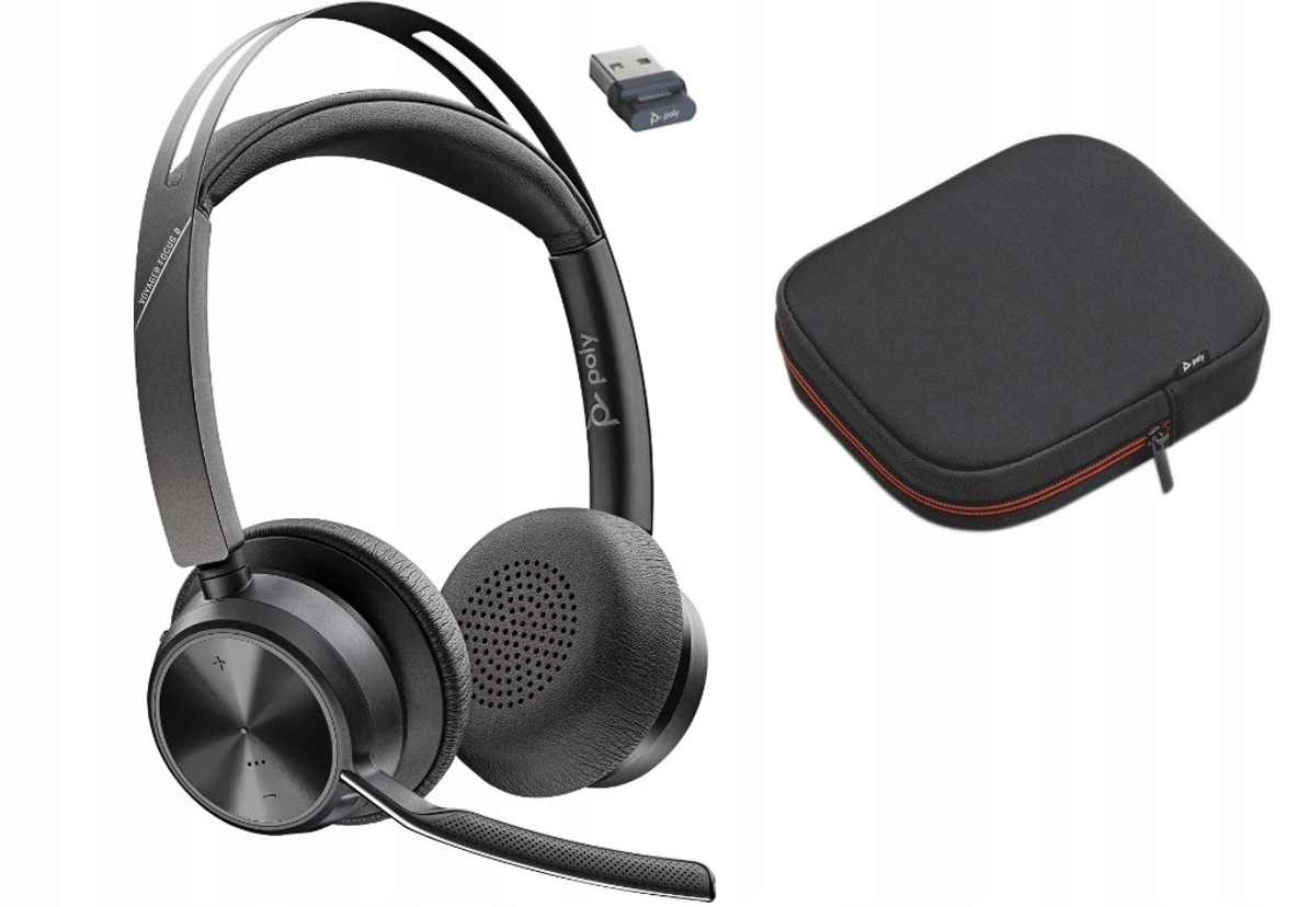 Poly Voyager Focus 2 słuchawka wyciszenie hałasu