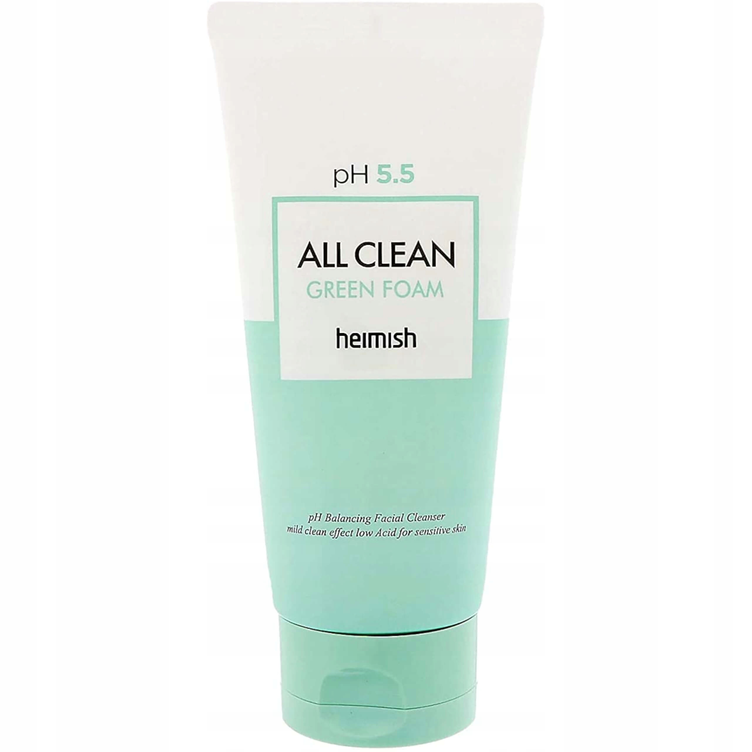 HEIMISH All Clean Green Foam 150 g – Pianka oczyszczająca do skóry wrażliwej — 7