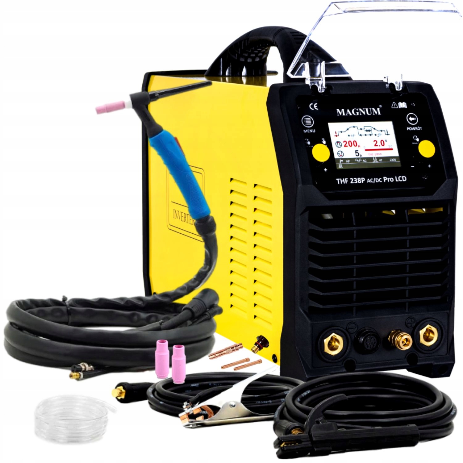 SPAWARKA INWERTOROWA MAGNUM THF 238 PRO LCD AC/DC