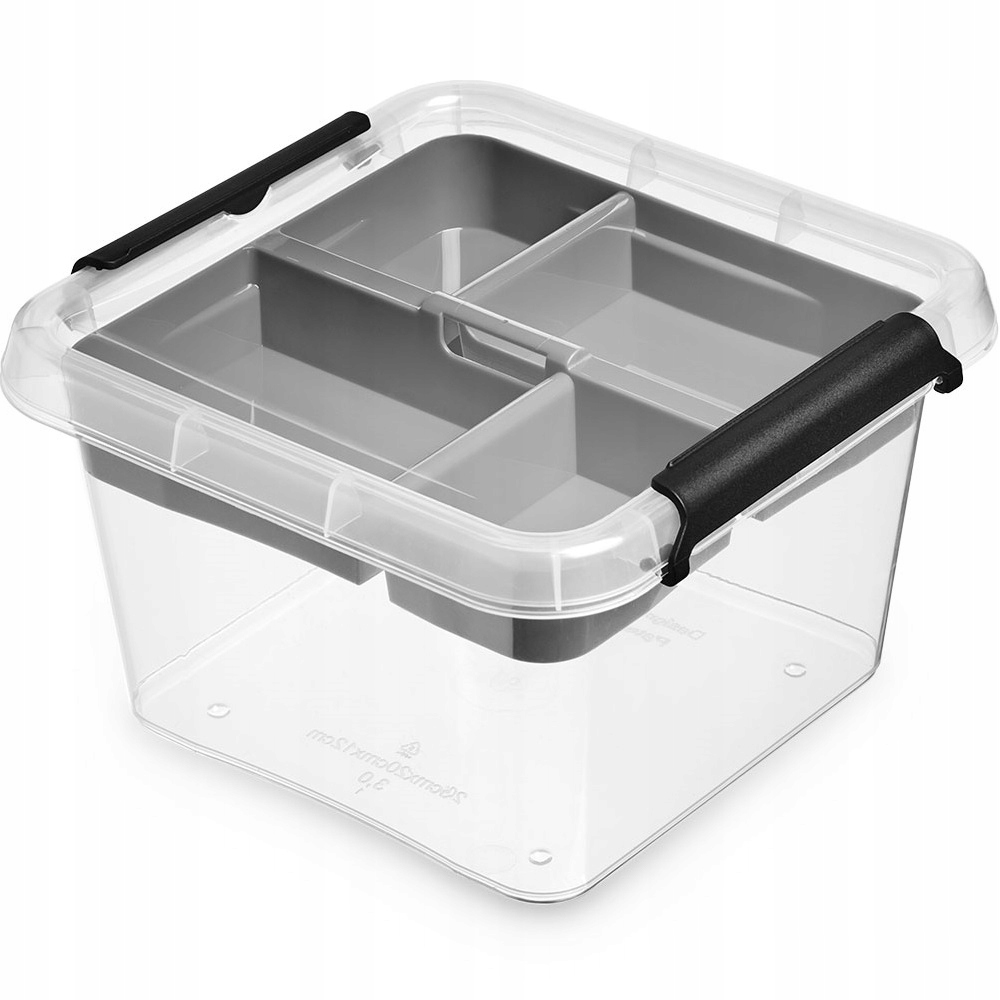 

Pudełko Pojemnik Z Organizerem Simple Store 3L