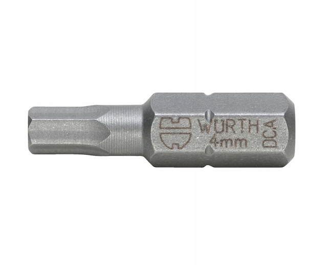 

Wurth Bit do gniazd 6-kątnych SW4 dł. 25mm 5szt.