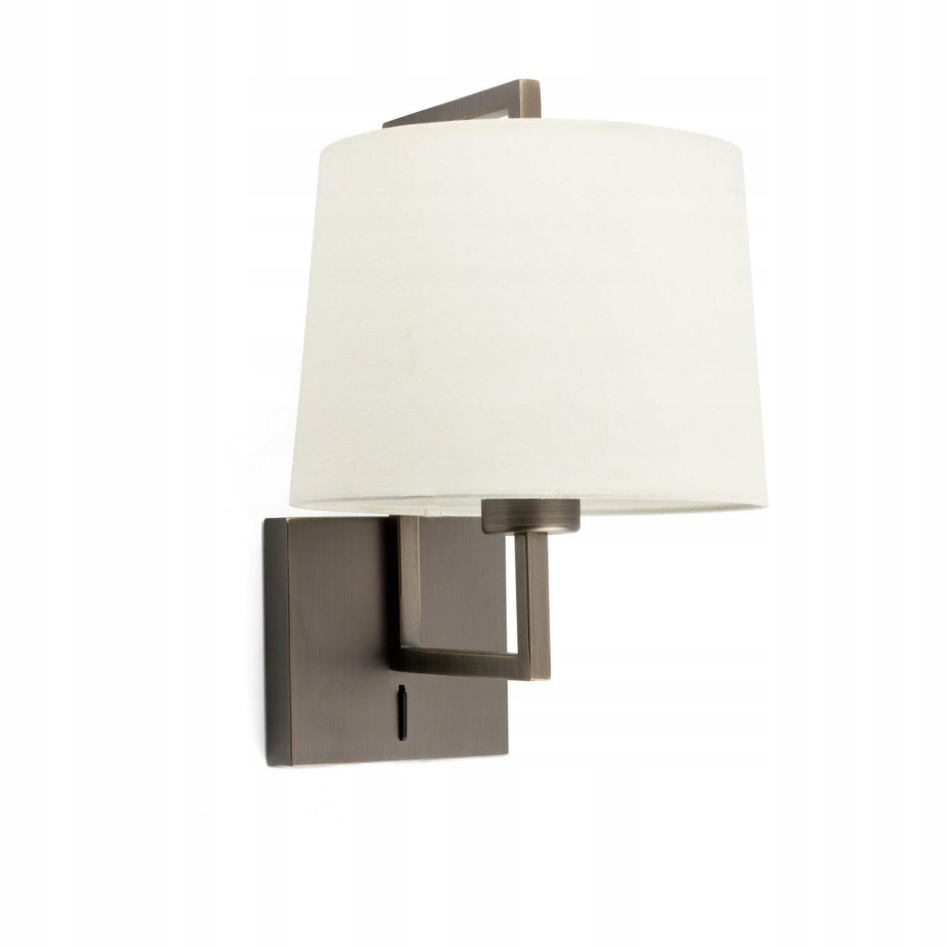 Lampa Faro Frame, svetlo/béžová, E27, IP20, vypínač