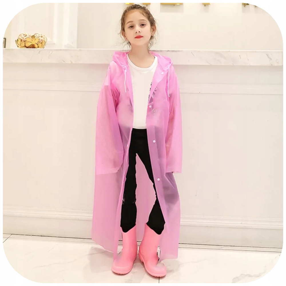 PŁASZCZ PRZECIWDESZCZOWY DLA DZIECI UNIWERSALNY Kolor wielokolorowy