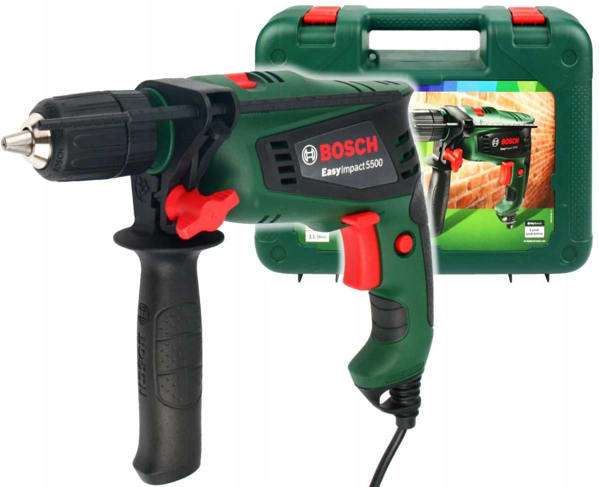 

Wiertarka 550W Easyimpact 540 Bosch Walizka