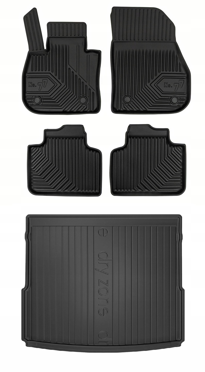 Set 77 Gumové koberce a rohože Bmw X1 U11 od roku 2022