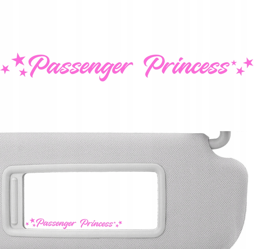 

Naklejka na lusterko Passenger Princess 11x1,5