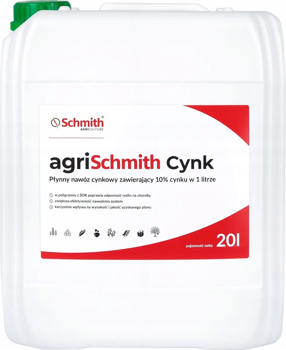 Nawóz rolniczy cynkowy cynk 20l płynny Schmith