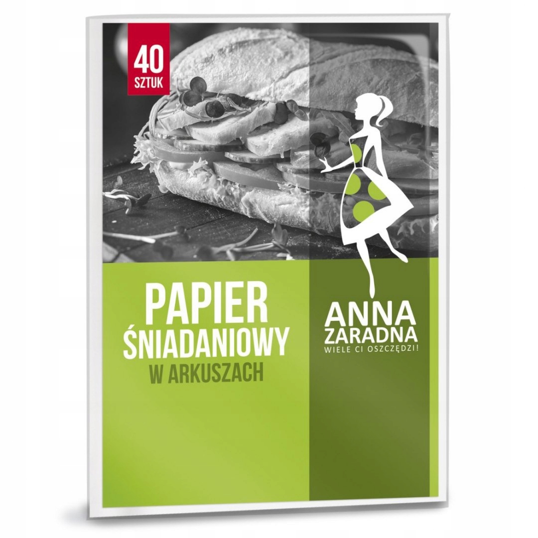 

Anna Zaradna Papier śniadaniowy w arkuszach 40 szt