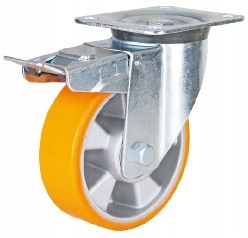 Wiko Kolečko Brzda fi 160 mm, hliníkový polyuretan vozík 500 kg