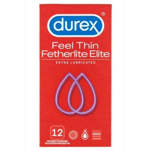 

Durex Fetherlite Elite Prezerwatywy, 12 sztuk