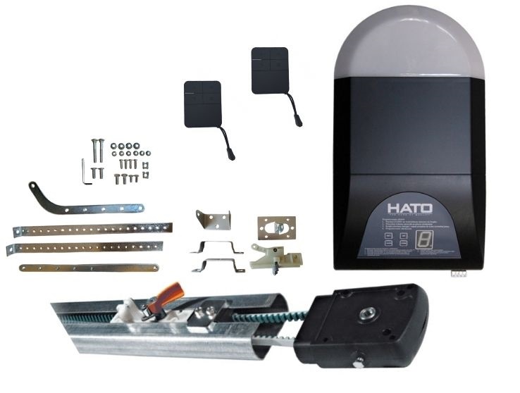 Napęd do bramy garażowej Hato FB200 z szyną kevlarową 3,3m i 2 pilotami