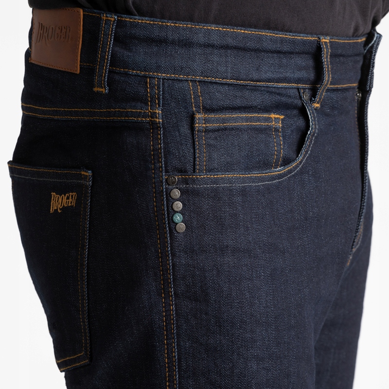 Spodnie jeansowe BROGER California Raw Navy W30L32 Producent Broger