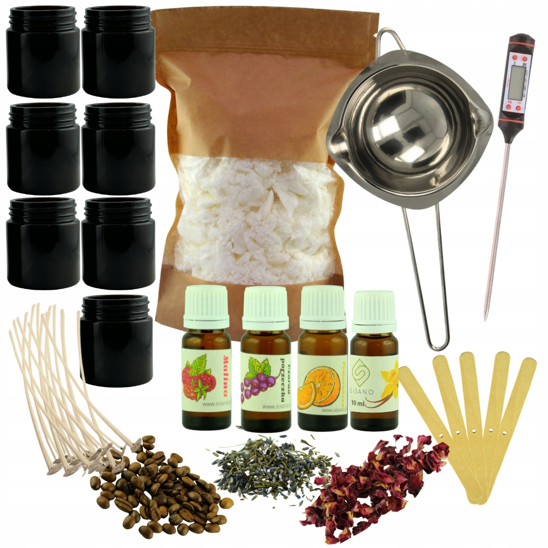 Sada na výrobu svíček ze sójového vosk