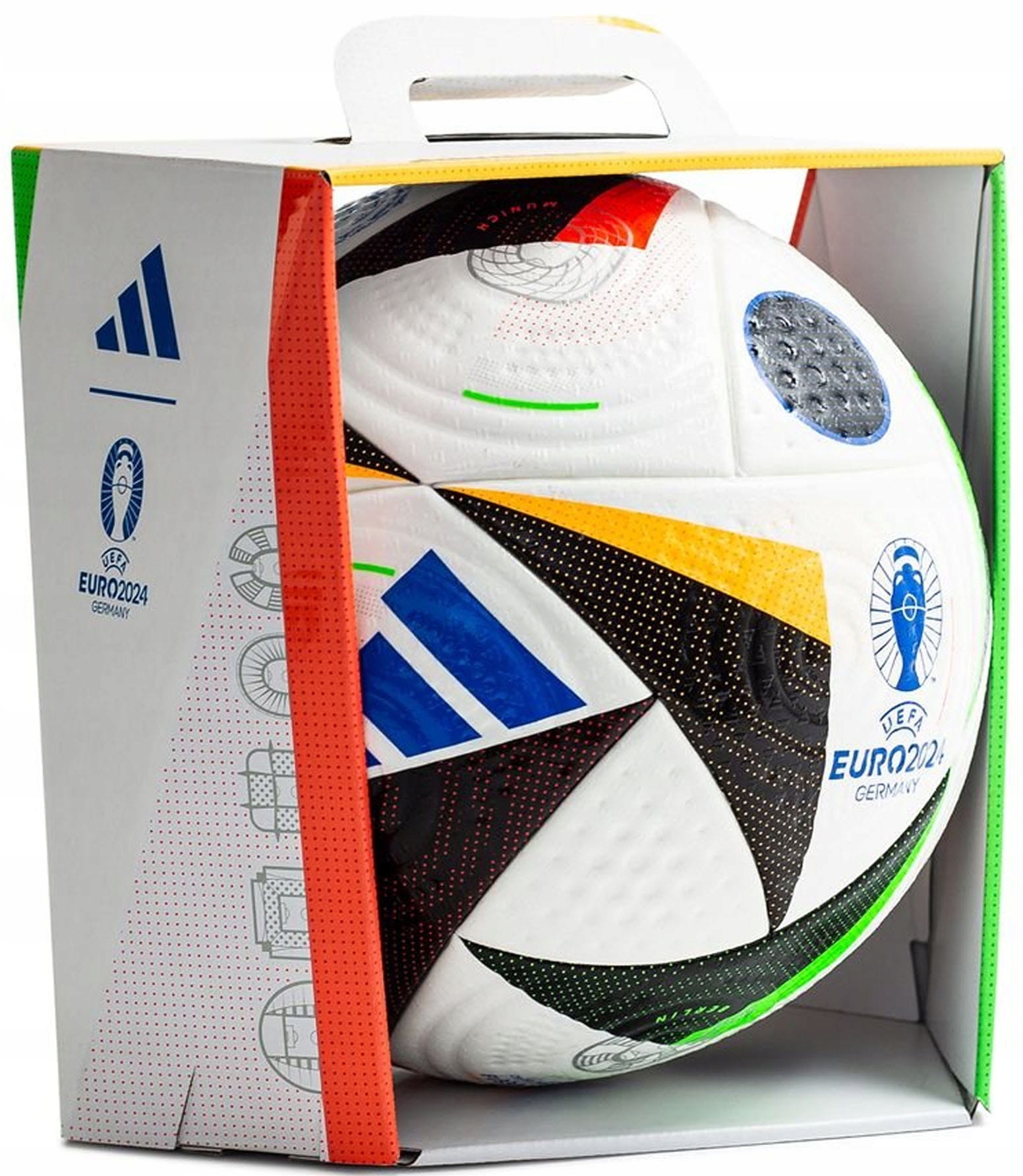 Piłka Adidas Uefa Euro 2024 Fussballiebe Pro IQ3682 (Rozmiar 5)