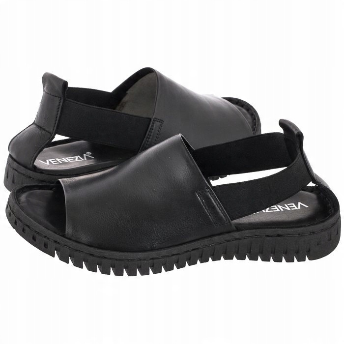

Buty Damskie Sandały Venezia Czarne 4154302 Sava