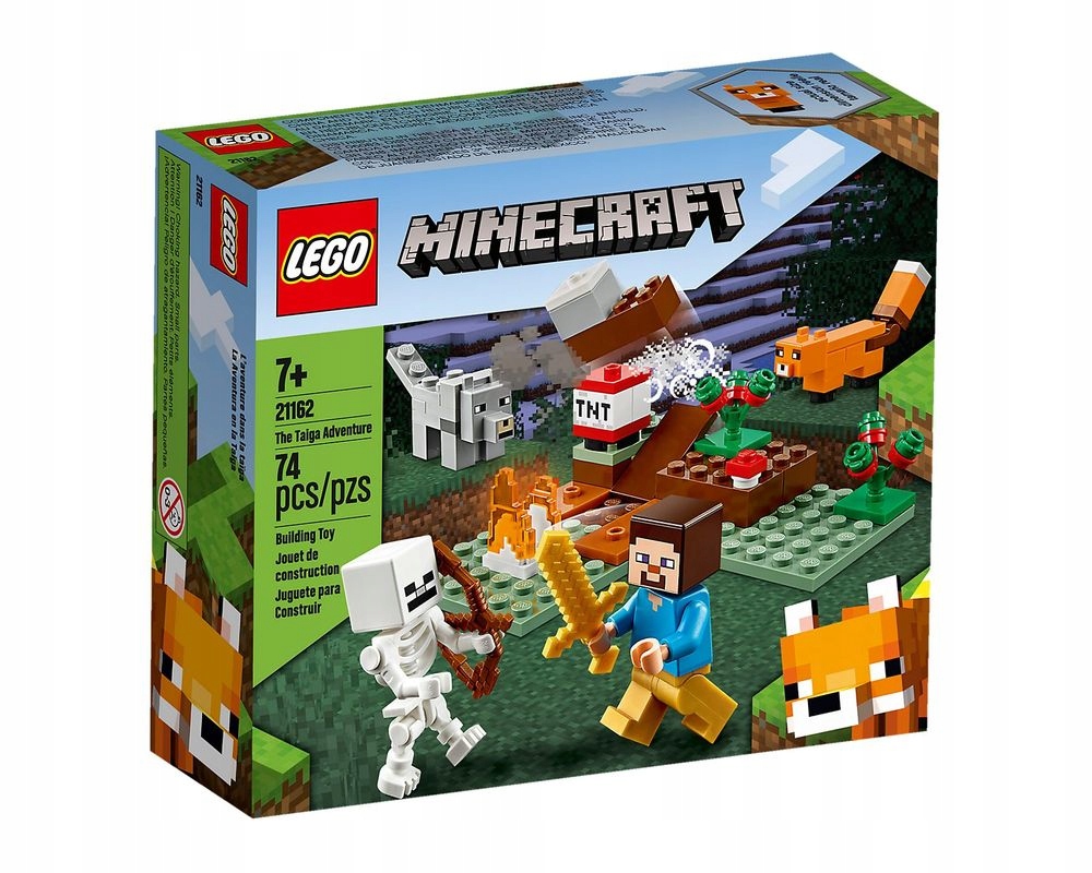 Lego Minecraft 21162 Przygoda w tajdze Nowy