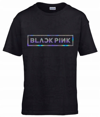 

Blackpink koszulka czarna 9-11 lat K-pop holo